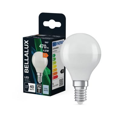 Ampoule LED Bellalux E14 goutte opale blanc froid équivalent 40W
