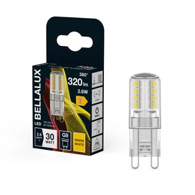 Ampoule LED Bellalux G9 capsule claire blanc chaud équivalent 30W