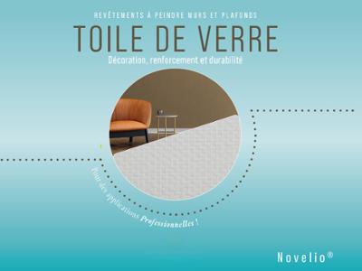 Album de la collection Toile de verre 2028 Novelio DOD, des produits de revetements à peindre murs et plafonds