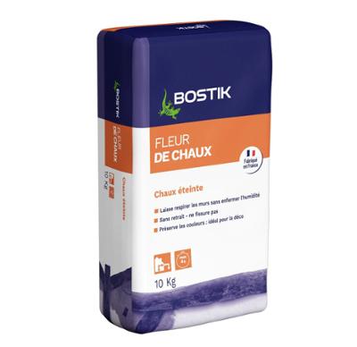 Sac de 10 kg de fleur chaux Bostik chaux éteinte