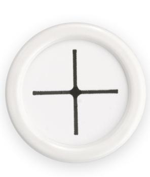 Support mural adhésif blanc pour torchon, diamètre 55 mm, fixation sans perçage