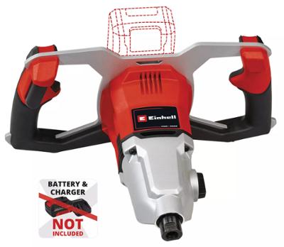 Mélangeur de peinture et mortier sans fil Einhell Professional avec double poignée ergonomique