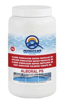 Boite de 2kg de pastilles de chlore à dissolution rapide pour la piscine