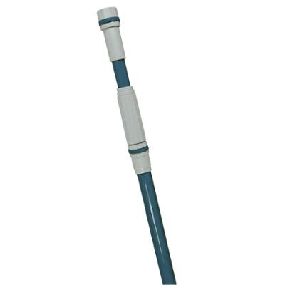 Perche Télescopique Elite 2.44 m blanche et bleue à associer à des accessoires pour le nettoyage des piscines.