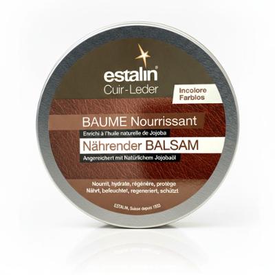 Boite de 250ml de baume nourrissant incolore pour cuir Estalin