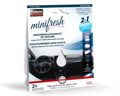 Absorbeur d'humidité Minifresh, lot de 2 sachets, pour protéger voitures et véhicules de loisir de la condensation