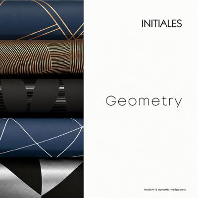 Collection de papiers peints Geometry de la marque Initiales
