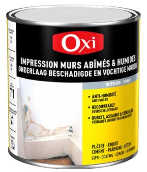 Pot de 2.5L d'impression pour murs abîmés et humides