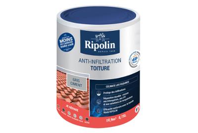 Pot d'anti-infiltration pour toiture Ripolin gris ciment 0.75L