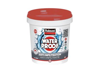 Pot 1 kg de Rubson Waterproof Anti-infiltration Toitures revêtement d'etanchéité rouge