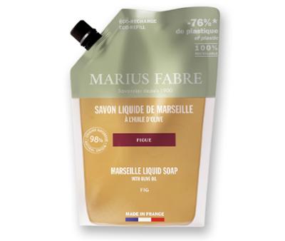 Savon liquide de Marseille parfum Figue en eco-recharge de 1 litre