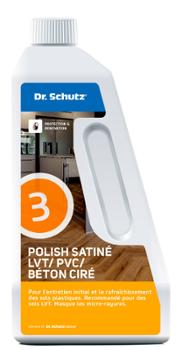 Bidon de polish pour sols LVT et PVC Satinés 0,75L Dr. Schutz