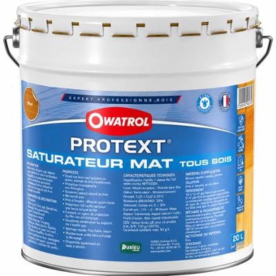 fût de 20L de saturateur mat Protext Owatrol