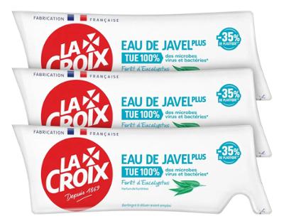 Berlingots d'Eau de Javel Plus Parfum Eucalyptus 3 x 250 ml