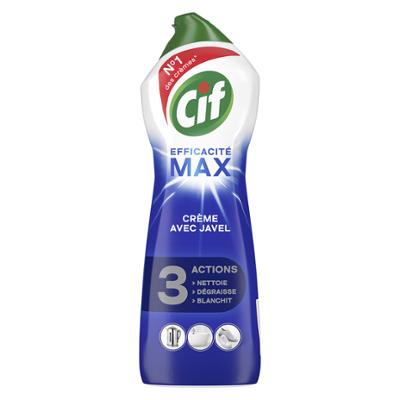CIF Crème avec Javel 3 Actions Efficacité Max 750 ml