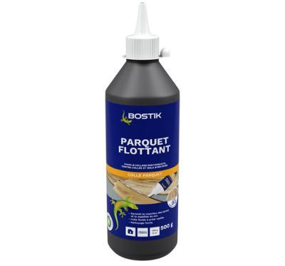 Biberon de 500g de colle pour parquets flottants Bostik
