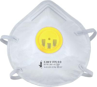 Masque jetable à valve FFP2, lot de 10