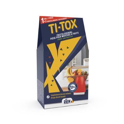 Piège Pour Mouches à Fruits TI-TOX + Recharge
