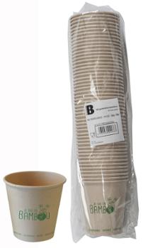 Gobelets en Bambou 18cl Paquet de 50 Gobelets en Bambou 18cl Paquet de 50