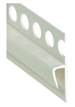 Arrêt de Sols Faïence PVC Blanc 2.44 m Arrêt de Sols Faïence PVC Blanc 2.44 m