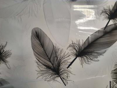 Film Vitrostatique Plume Givré Film Vitrostatique Plume Givré