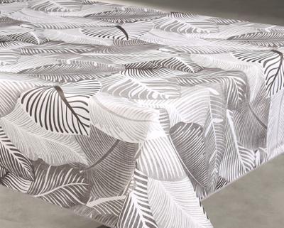 Nappe en Polyester Mano Gris 140 x 240 cm Sur Cintre Nappe en Polyester Mano Gris 140 x 240 cm Sur Cintre