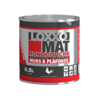 Peinture Acrylique Mate Monocouche Murs & Plafonds 0.5 L Peinture Acrylique Mate Monocouche Murs & Plafonds 0.5 L