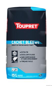 Cachet Bleu Enduit de Finition Gain de Temps NFE Poudre Sac 15 kg Cachet Bleu Enduit de Finition Gain de Temps NFE Poudre Sac 15 kg