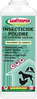 Saniterpen Insecticide Poudre au Pyrèthre Végétal Boite de 500g Saniterpen Insecticide Poudre au Pyrèthre Végétal Boite de 500g