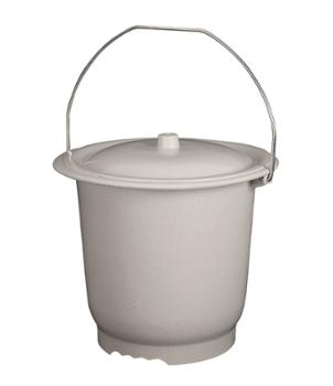 Seau Hygiénique Grand Modèle Gris Moucheté 10L Seau Hygiénique Grand Modèle Gris Moucheté 10L