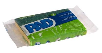 Eponge Végétale + Tampon Abrasif Vert Lot de 2 Eponge Végétale + Tampon Abrasif Vert Lot de 2