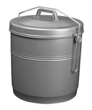 Poubelle Étrier Gris Silver 16L Poubelle Étrier Gris Silver 16L