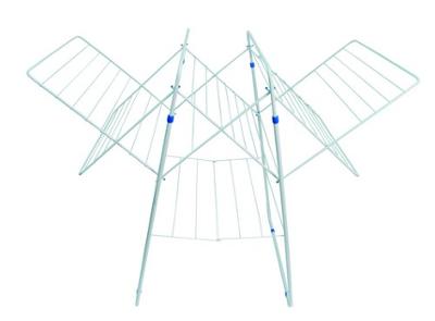 Séchoir Accordéon 33m Blanc et Bleu Séchoir Accordéon 33m Blanc et Bleu