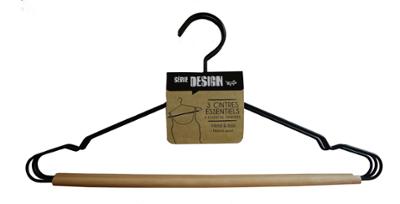 Cintre Métal et Bois x3 Cintre Métal et Bois x3