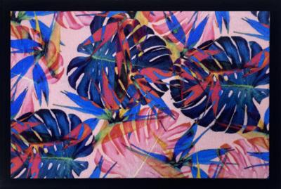 Tapis Entry Coloful Leaves Pink 40 x 60 cm Tapis Entry Coloful Leaves Pink 40 x 60 cm