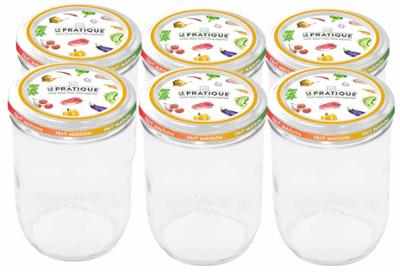 Bocaux Le Pratique 750 ml Ø100 mm Pack de 6 Bocaux Le Pratique 750 ml Ø100 mm Pack de 6