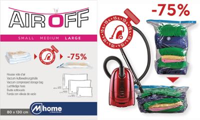 Housse Vide d'Air Large Air Off 80 x 130 cm Housse Vide d'Air Large Air Off 80 x 130 cm