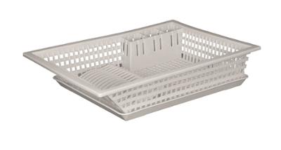 Égouttoir 18 Couverts avec Plateau Gris Moucheté Égouttoir 18 Couverts avec Plateau Gris Moucheté