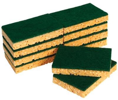 Tampon Récurant sur Éponge GM Lot de 10 Sous Film Tampon Récurant sur Éponge GM Lot de 10 Sous Film