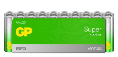 GP Super Alcalines Piles AA/LR6 Pack de 20 GP Super Alcalines Piles AA/LR6 Pack de 20