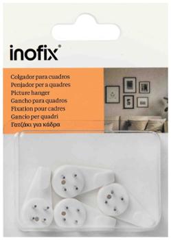 Crochet Mural 31 x 16 x 12 mm Lot de 4  Crochet Mural 31 x 16 x 12 mm Lot de 4