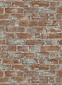 6318-06 Vinyle Grainé sur Intissé Motif Brique Rouille 10.05 x 0.53 m 6318-06 Vinyle Grainé sur Intissé Motif Brique Rouille 10.05 x 0.53 m