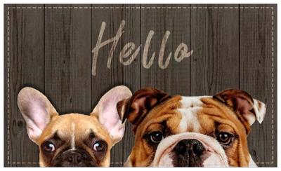 Tapis Velvet Chien Hello 45 x 75 cm Tapis Velvet Chien Hello 45 x 75 cm