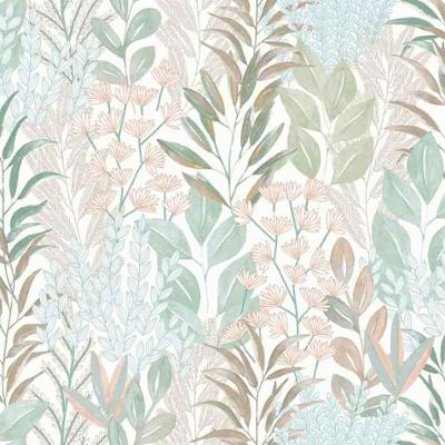 M869-01 - Vinyle Sur Intissé Flora Bleu 10 x 0.53 m M869-01 - Vinyle Sur Intissé Flora Bleu 10 x 0.53 m